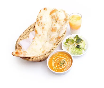 ナンとカレーの組み合わせ